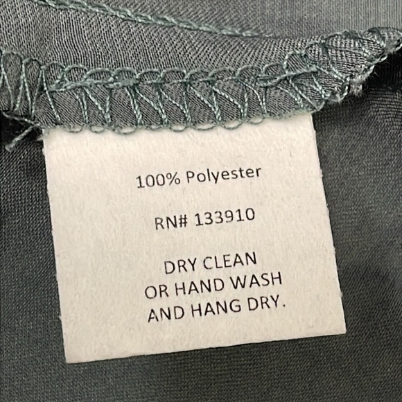 Show me your MuMu Womens Grey Mae Mu Tunic V-Neck Short Sleeve Top Size Large - Picture 9 of 10